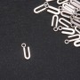 Pendant findings Letter 'U' 17x7 mm packaging 20 g (+- 30 pcs)
