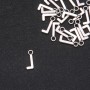 Pendant finding Letter 'L' 17×7mm packaging 20 g (± 30 pcs)