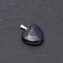 Heart Aventurine Pendant Blue Sand Night of Cairo (Synthetic) 19x19x26mm