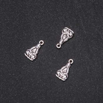 Pendant findings 'Sage' 17x9mm packaging 20 g +/- 20 pcs