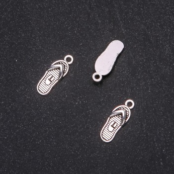 Pendant findings 'Sandals' 8×21mm, packaging 20 g +/- 16 pcs