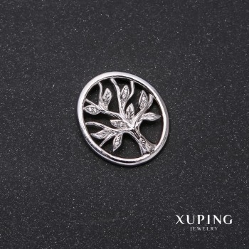 Xuping Tree Pendant 25x22 mm Rhodium