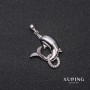 Xuping Dolphin Pendant 33x28x20 mm Rhodium