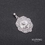 Pendant Xuping Savior 35x28x22 mm Rhodium