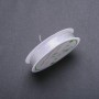 Silicone beading thread for jewelry, diameter 0.7 mm, spool