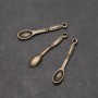 Spoon Pendant Finding, diameter 7mm, length 35mm, packaging 12 pcs. (±)