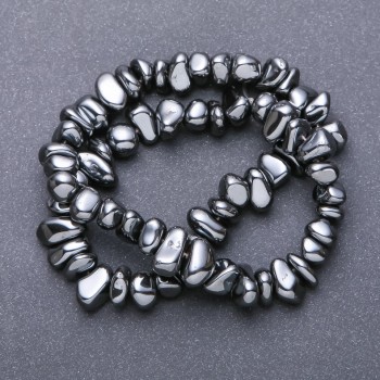 Faceted Hematite Beads, 10mm, 40 cm Strand