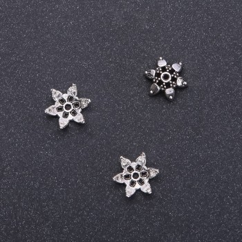 End cap fittings, diameter 11mm, inner diameter 1.35mm, packaging 20 g, 34 pcs. (+ -)