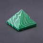 Malachite Pyramid (pressed), 38mm wide, 30mm tall