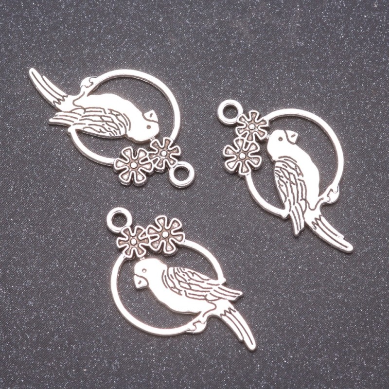 Pendant fittings Parrot d8×15mm, diameter in-1, 8mm bevel finish 20g ± 16pcs
