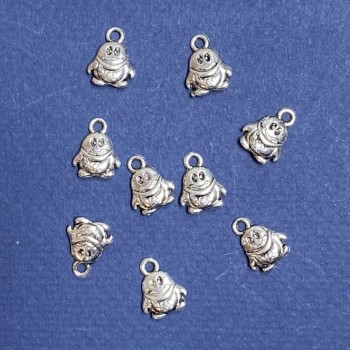 Penguin Pendant Findings, 10×13 mm, packaging 20 g ± 19 pcs