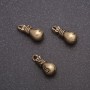 Pendant 'Money Bag', diameter 7×15mm, diameter in-1, 7mm fac. 20g + - 13pcs