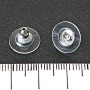 Earring Stoppers 11 mm, pack of 100 pcs, ± 20 g