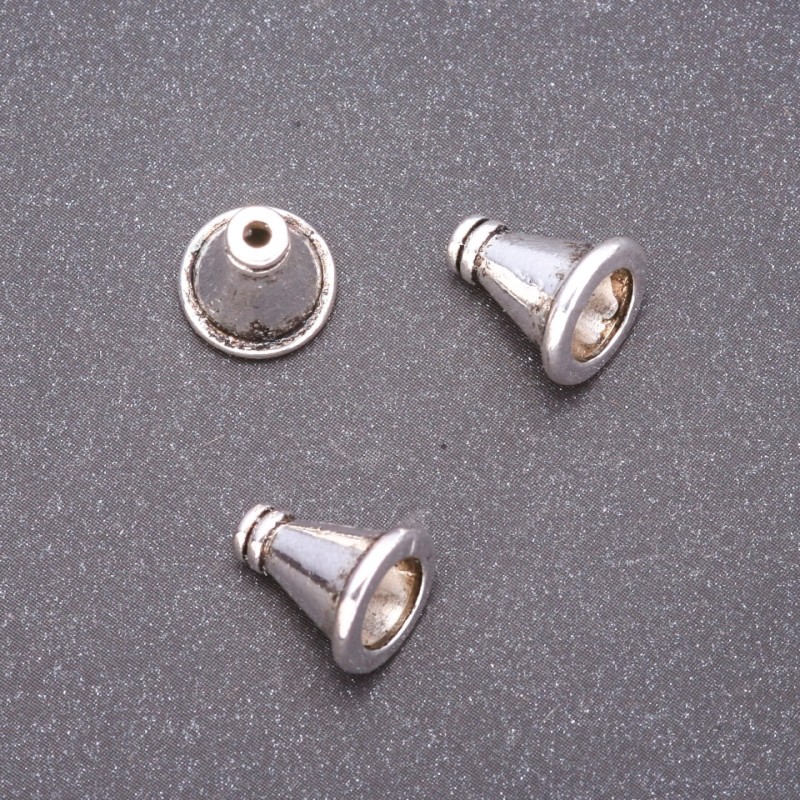 End Cap Fittings, 11x10 mm, inner diameter 5x5 mm, packaging 20 g ±16 pcs