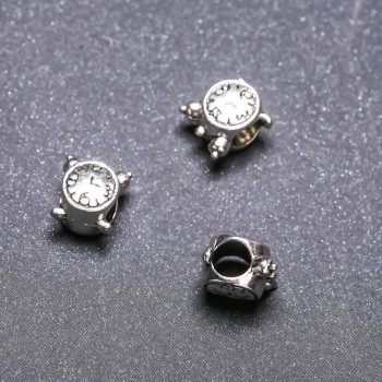 Findings insert 'Watches' 9×9 mm, inner diameter 4.5 mm, fac. 20 g +/- 14 pcs