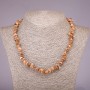 Natural Landscape Jasper Bead Necklace, 5-8 mm diameter, 42-48 cm length