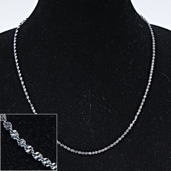 Metal rope chain for costume jewelry (length 50 cm)