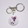 Keychain 'Misha', diameter 4x3 cm, length 9.5 cm
