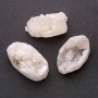 Druzy White Quartz Cabochon with 'Gasoline' Coating 25x35 mm