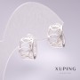 Xuping Earrings 9×13 mm Rhodium