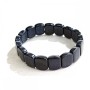 Elastic bracelet Aventurine (synthetic) Blue Sand Cairo Night 13x18mm