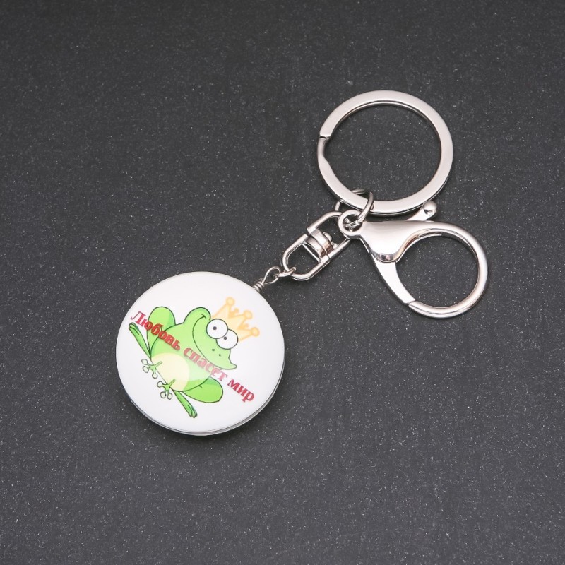 Keychain 'Love Will Save the World' 10cm long