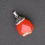 Pendant \"Acorn\" made of red jasper 32x20(±)mm