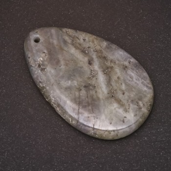 Discounted Labradorite Pendant, Natural Stone, 35×54 mm