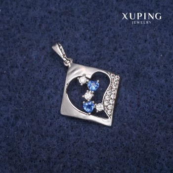 Pendant Xuping Diamond 20x22x28mm Rhodium