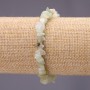 Bracelet with natural onyx chips, 7 mm (±) diameter on elastic, length 18 cm