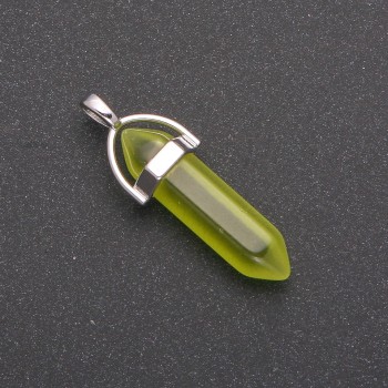 Cat's Eye Hexagonal Pendant 8x35x41 mm