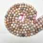 Natural Stone Beads Pink Opal, Smooth Round Bead, 10 mm Diameter, 38 cm Length