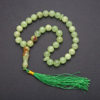 Onyx Mala Beads, 33 Beads, 10mm+ Diameter