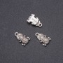 Frog pendant findings, diameter 10×17 mm, packaging 20 g +/- 12 pcs