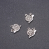 Snail Pendant Findings, diameter 16x18 mm, packaging 20 g ± 12 pcs