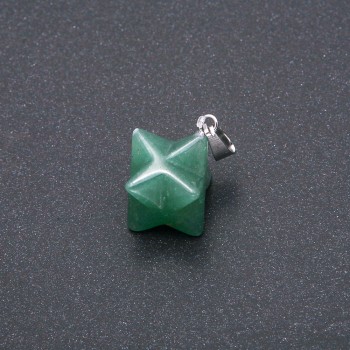 Merkaba Pendant Nephrite 10×10 mm