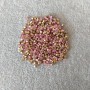Pink-colored rhinestones, diameter 3 mm (±), pack 4 g (±)