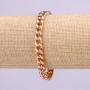 Xuping Bracelet, 7mm thick, 19cm long, gold plated