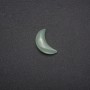 Moon-shaped Jade Souvenir Stone 16×30×8 mm