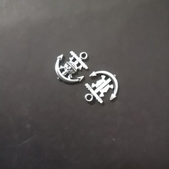 Anchor pendant finding, diameter 19x22 mm, packaging 20 g ± 15 pcs