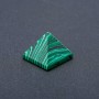 Malachite (pressed) souvenir pyramid, height ±24 mm, length ±29 mm