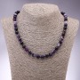 Purple Agate Beads, Smooth Round Bead, 8mm Diameter, 45cm Length+