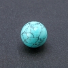 Turquoise Stone Souvenir Ball (Pressed), 20 mm Diameter