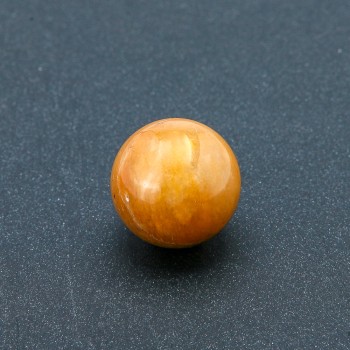 Souvenir sphere made of natural stone Yellow Quartz, diameter 20mm+