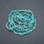 Beads on Thread, Tint Crystal Nugget, 7x3 mm, Length 86 cm +