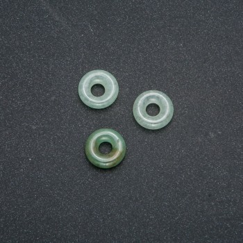 Pandora Bead of Natural Nephrite 15x4mm, hole diameter 5mm+
