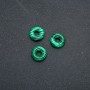 Malachite Pandora Bead (Pressed) 15x5mm, hole diameter 5mm+