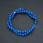 Imperial Blue Jasper Beads (Pressed) Smooth Round Bead, 6 mm Diameter, 40 cm Length ±