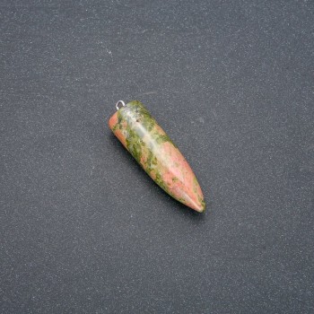 Unakite Ball Pendulum Pendant, 13×40×45 mm (+-)