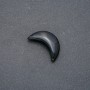Crescent from Black Agate Stone 12×30×8 mm (+-) without hole